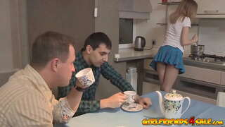 Horny petite kijana cuckolds mume wake