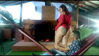 Mimi kutomba kwa huduma ya motel kwa sababu mpenzi wangu majani mimi kusubiri na kuona kwamba culiada katika fireplace na katika amaca na lustylatinasex